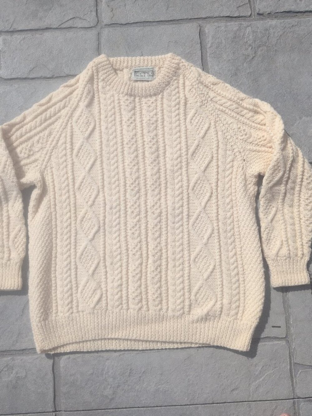 Aran Sweater Market Chunky Fisherman Sweater - XXL